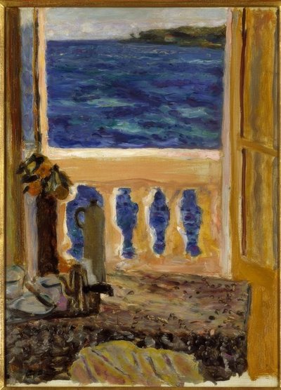 Open raam naar de zee door Pierre Bonnard